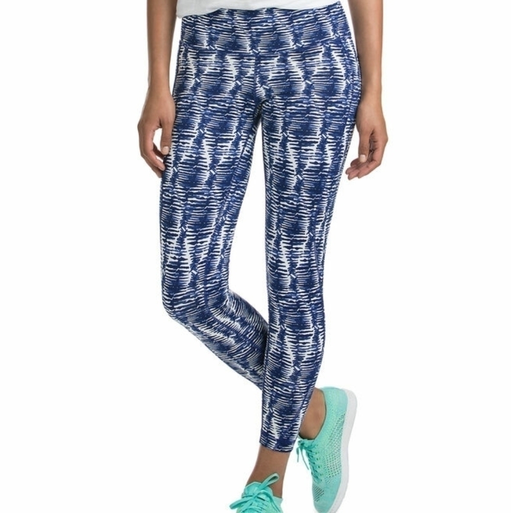 Vineyard Vines Performance Gym Workout Running Outdoor Lounge Leggings Women's